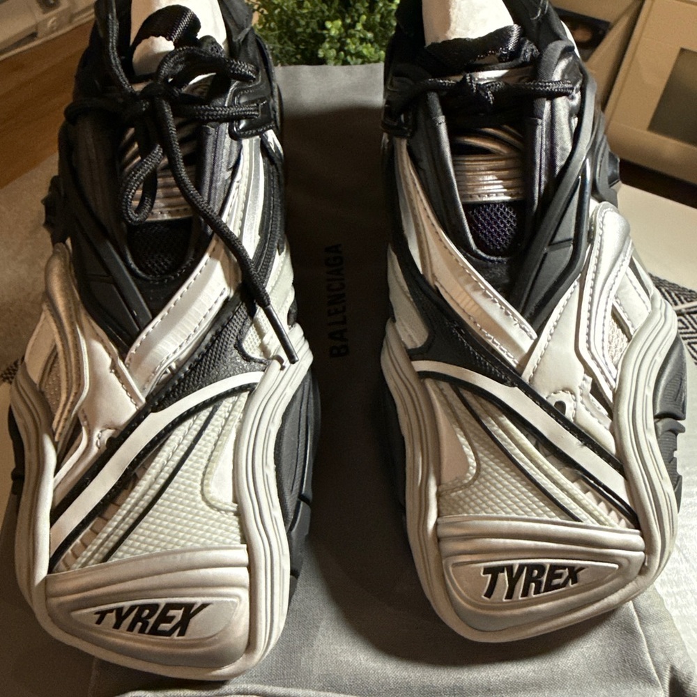 Balenciaga Tyrex Black and White Sneakers